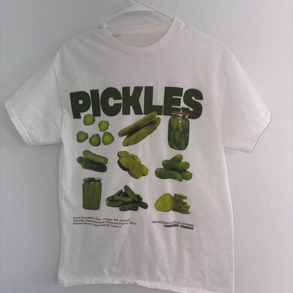 Pickles White Tee 🥒 - Picture 5 of 9